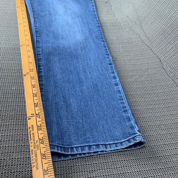 Bandolino Mandie Womens Size 16 Blue Denim High-Rise Straight Leg Jeans - Picture 9 of 10